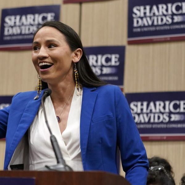Sharice Davids rejects measure condemning violence on churches, pregnancy centers